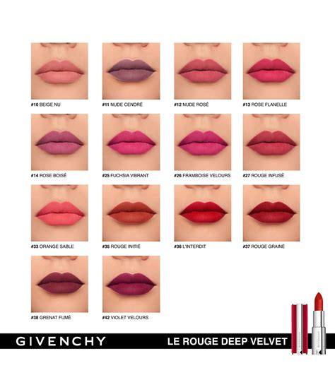 givenchy le rouge lipstick 109|le rouge deep velvet lipstick.